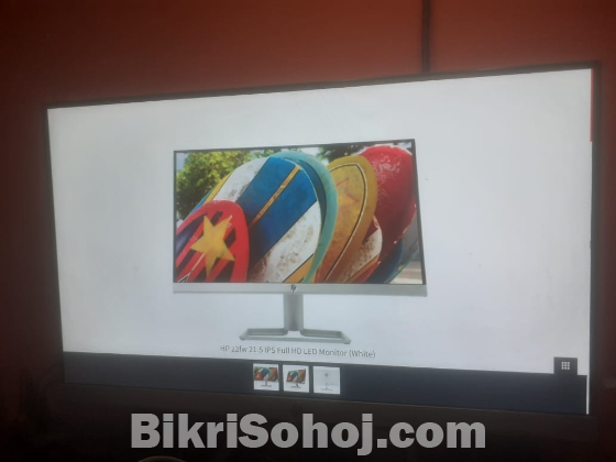 HP Monitor- 22f 21.5 Inch IPS LED Full HD ( White)